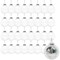 32 Pack Clear Fillable Christmas Ornaments, Arts and Crafts Supplies (3.1 in)